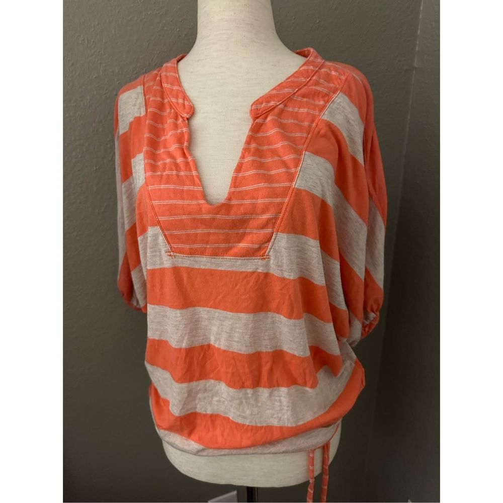 Splendid orange striped top